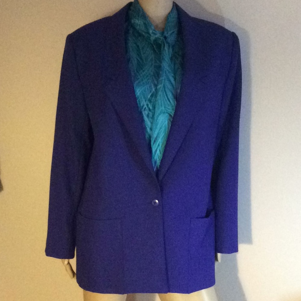 Haberdashery Blazer and Pant Suit Purple